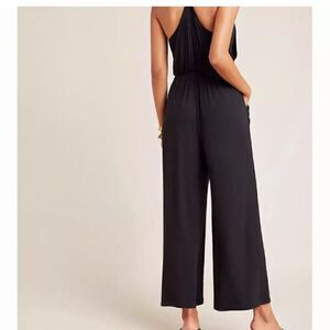 Moulinette Soeurs Danique wide leg black jumpsuit size S